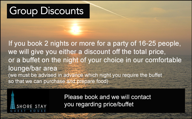 Group Bookings at Shore Stay Guest House